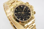 Rolex Daytona 4130 – Gold with Black Dial | Mirck Clone