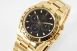 Rolex Daytona 4130 – Gold with Black Dial | Mirck Clone