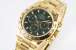 Rolex Daytona 4130 – Gold with Green Dial | Mirck Clone