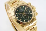 Rolex Daytona 4130 – Gold with Green Dial | Mirck Clone
