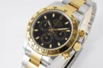 Rolex Daytona 4130 – Two-Tone Gold/Steel, Bl… | Mirck Clone