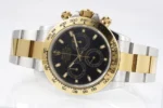 Rolex Daytona 4130 – Two-Tone Gold/Steel, Bl… | Mirck Clone