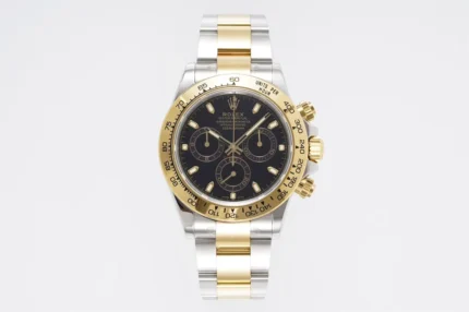 Rolex Daytona 4130 – Two-Tone Gold/Steel, Bl… | Mirck Clone