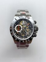 Rolex Daytona Artisans De Geneve Stainless Steel Watch Black Ceramic Bezel Watch - Mirck Clone