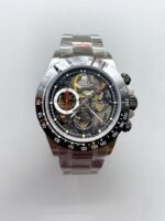 Rolex Daytona Artisans De Geneve Stainless Steel Watch Black Ceramic Bezel Watch - Mirck Clone