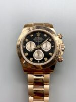Rolex Daytona Black Dial Rose Gold Model 116509(1;1Super Clone) - Mirck Clone
