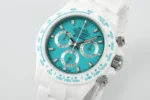 Rolex Daytona Ceramic Watch – White Strap, T… | Mirck Clone