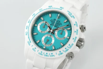 Rolex Daytona Ceramic Watch – White Strap, T… | Mirck Clone