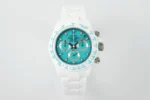 Rolex Daytona Ceramic Watch – White Strap, T… | Mirck Clone