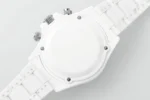 Rolex Daytona Ceramic Watch – White Strap, T… | Mirck Clone