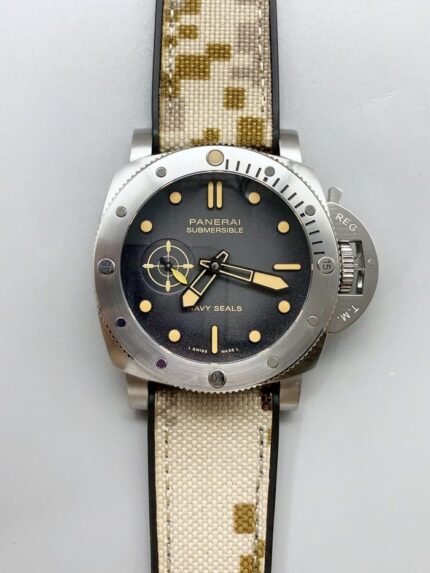 Rolex Daytona DiW Carbon Edition Rainbow Bezel – Forged Carbon Casing Beige Strap - Mirck Clone