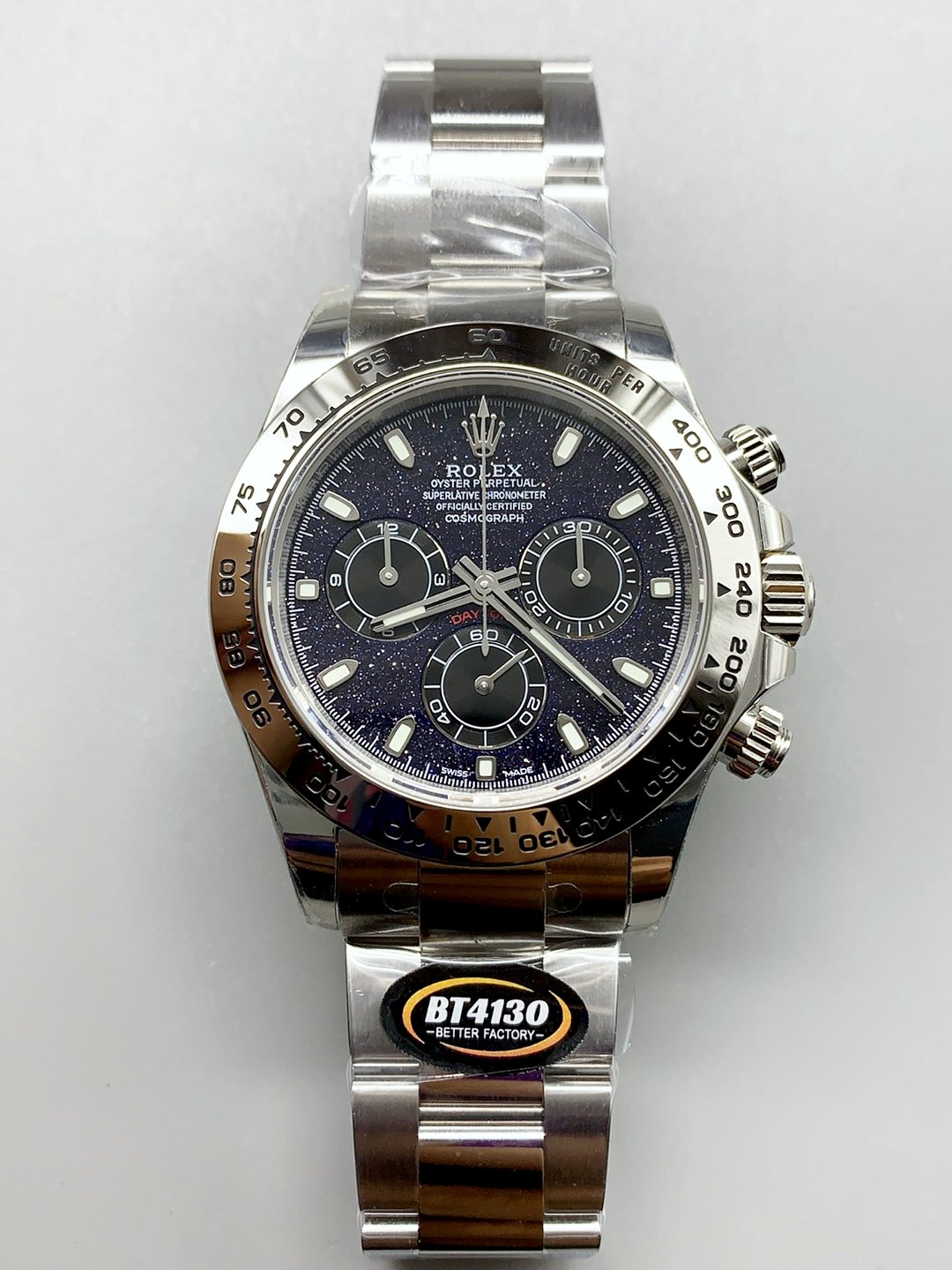 Rolex Daytona M116509 Blue Aventurine Dial.(1;1 Super Cloen) - Mirck Clone Rolex Daytona M116509 Blue Aventurine Dial.(1;1 Super Cloen) - Mirck Clone