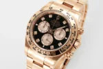 Rolex Daytona Rose Gold Black Dial Chronogra... | Mirck Clone