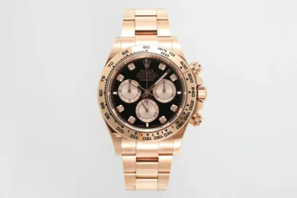 Rolex Daytona Rose Gold Black Dial Chronogra… | Mirck Clone