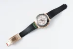 Rolex Daytona Rose Gold Black Rubber Strap C… | Mirck Clone