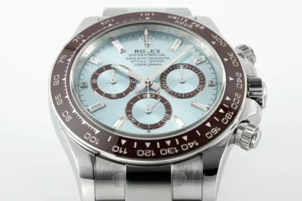 Rolex Daytona – Silver Stainless Steel, Blue… | Mirck Clone