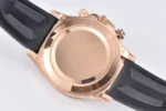 Rolex Daytona Watch – Black Dial with Rubber Strap | Mirck Clone
