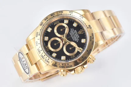 Rolex Daytona Watch – Black Enamel Dial with… | Mirck Clone