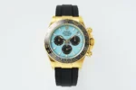Rolex Daytona 手表 - 金表壳，Tiffany Blu... | Mirck Clone