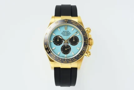 Rolex Daytona Watch – Gold Case, Tiffany Blu… | Mirck Clone