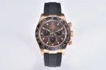 Rolex Daytona 手表，黑色橡胶表带，... | Mirck Clone