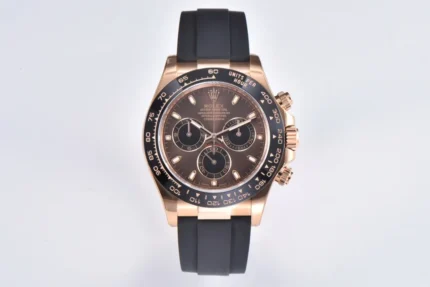 Rolex Daytona Watch with Black Rubber Strap,… | Mirck Clone