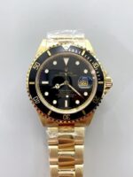 Rolex Submariner 16618 Gold Watch with Swiss 3135 Movement(） - Mirck Clone
