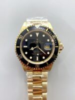Rolex Submariner 16618 Gold Watch with Swiss 3135 Movement(） - Mirck Clone