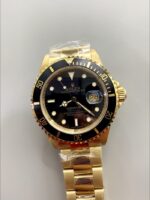 Rolex Submariner 16618 Gold Watch with Swiss 3135 Movement(） - Mirck Clone