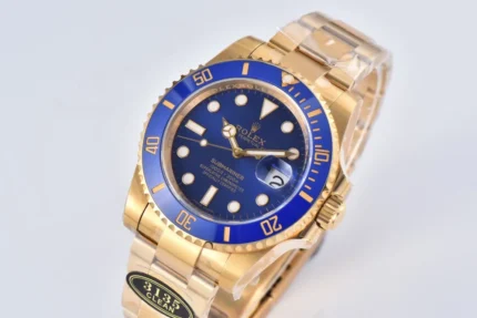 Rolex Submariner 40mm Blue Dial Gold Tone Wa… | Mirck Clone