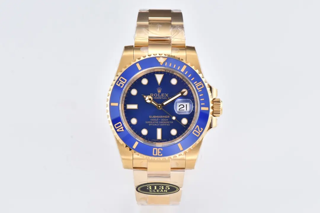 Rolex Submariner 40mm Blue Dial Gold Tone Wa… | Mirck Clone Rolex Submariner 40mm Blue Dial Gold Tone Wa… | Mirck Clone