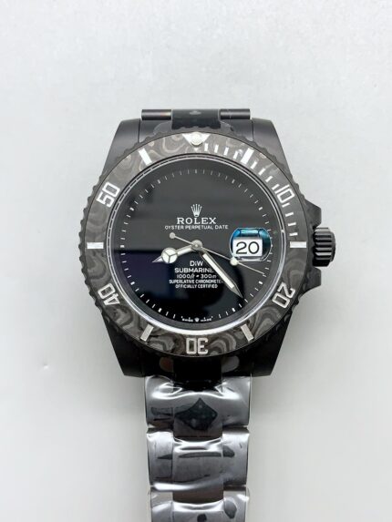Rolex Submariner DiW DLC Coated Steel Casing Black Ceramic Bezel Edition Watch(） - Mirck Clone