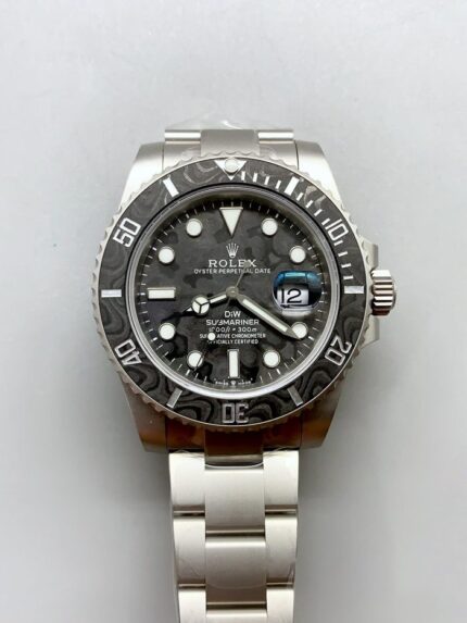 Rolex Submariner DiW Stainless Steel Casing Black Ceramic Bezel Edition Watch(） - Mirck Clone