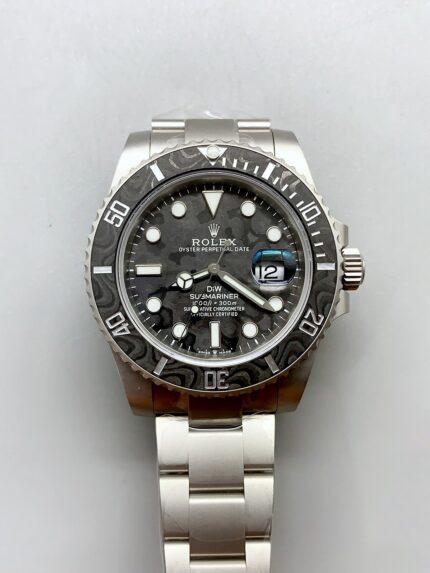 Rolex Submariner DiW Stainless Steel Casing Black Ceramic Bezel Edition Watch(） - Mirck Clone