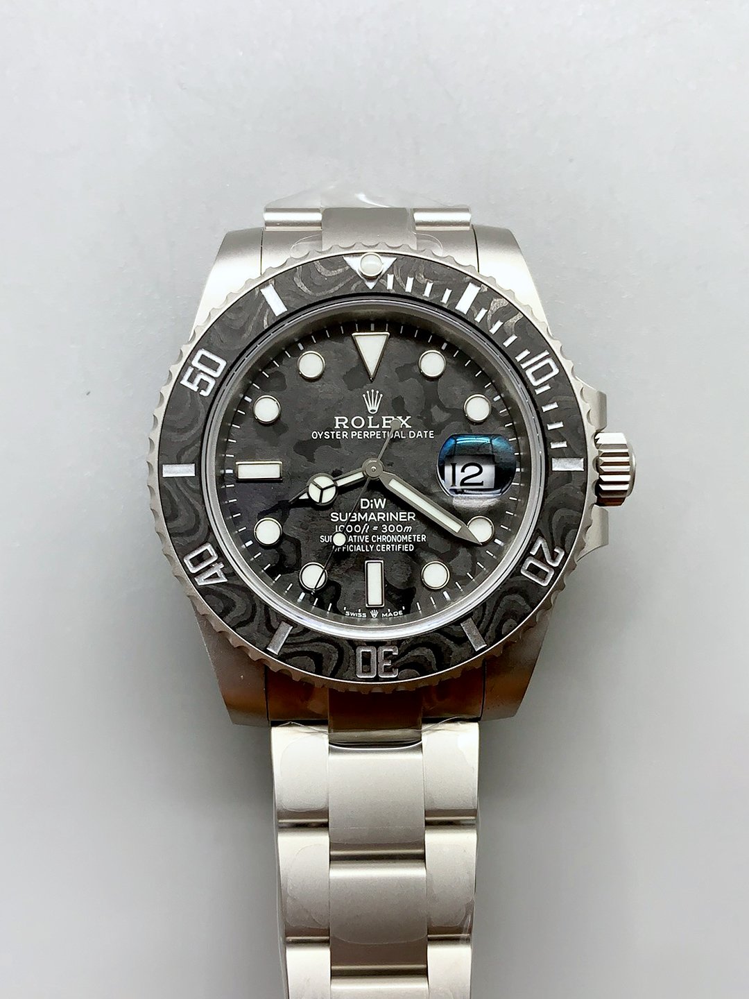Rolex Submariner DiW Stainless Steel Casing Black Ceramic Bezel Edition 手表()- 米尔克克隆表 Rolex Submariner DiW Stainless Steel Casing Black Ceramic Bezel Edition 手表()- 米尔克克隆表