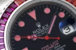 Rolex Submariner Rainbow Bezel Watch - Black... | Mirck Clone