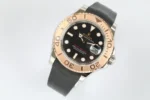 Rolex Yacht-Master 42 – Black Dial, Rose Gol… | Mirck Clone