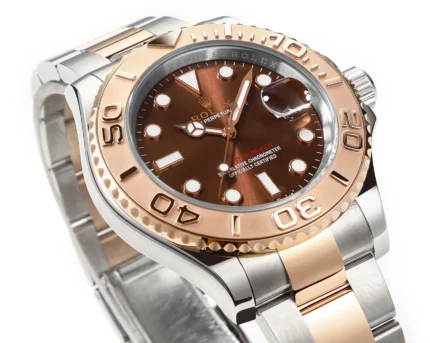 Rolex Yacht-Master 42 Rose Gold & Stainless … | Mirck Clone
