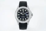 Rolex Yacht-Master 42mm Black Dial Diamond B… | Mirck Clone