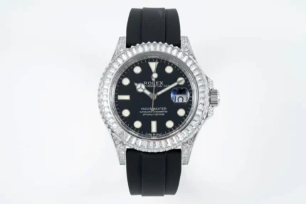 Rolex Yacht-Master 42mm Black Dial Diamond B… | Mirck Clone