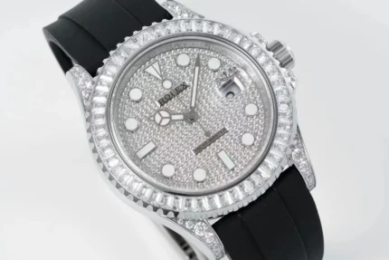 Rolex Yacht-Master 42mm Diamond Set Watch – … | Mirck Clone