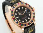 Rolex Yacht-Master Rose Gold Black Rubber | Mirck Clone
