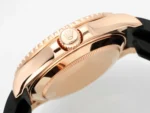 Rolex Yacht-Master Rose Gold Black Rubber | Mirck Clone